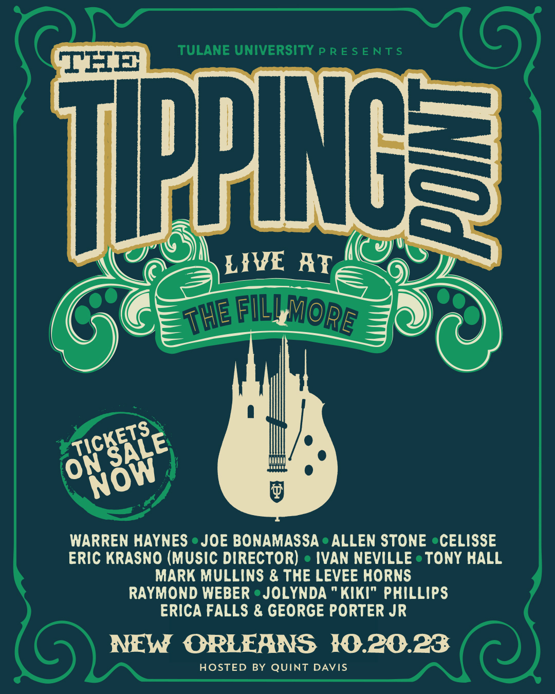 2023 Tipping Point Concert Poster